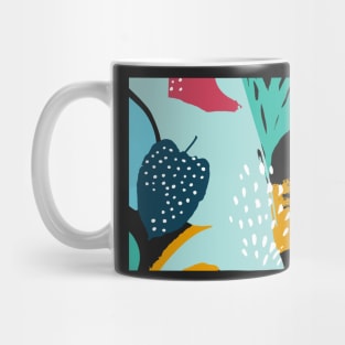 Abtract Leaf Pattern Mug